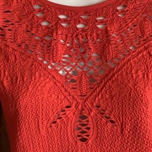 Free People Intimately top. Red. M/L  NWT